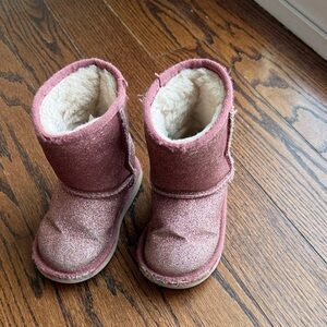 UGG Glittery Pink Kids' Boots